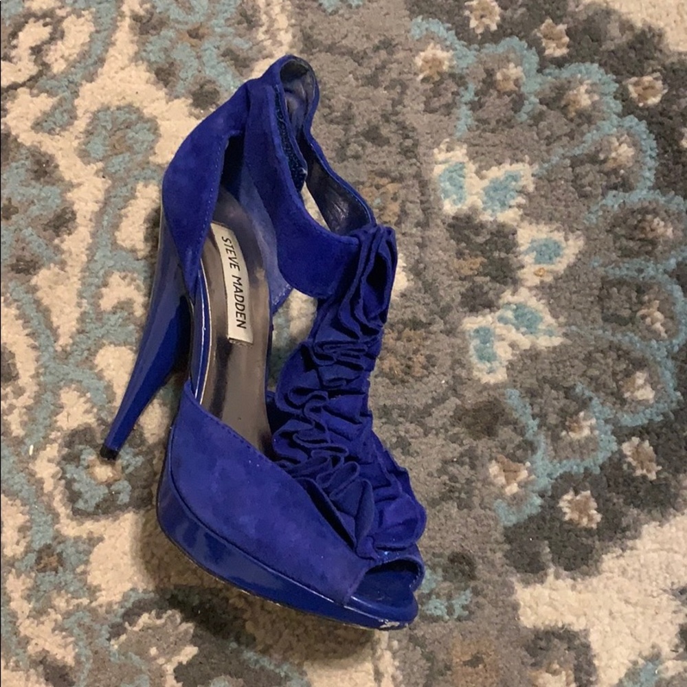 BLUE SUADE STEVE MADDEN